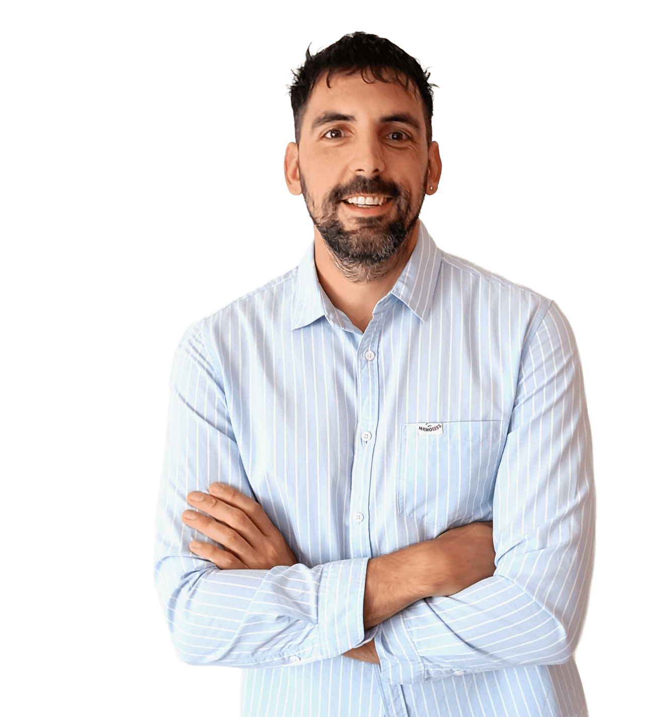 Rubén Monreal piscólogo sonriendo